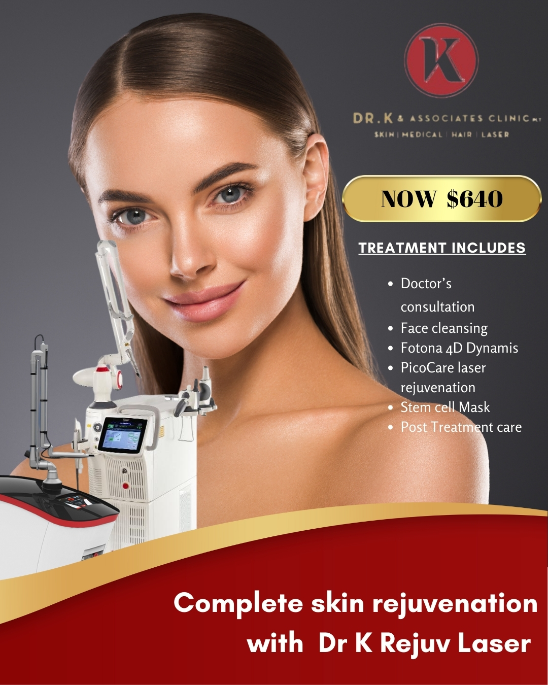 Dr K Rejuv Laser (Fotona4D + Picocare)