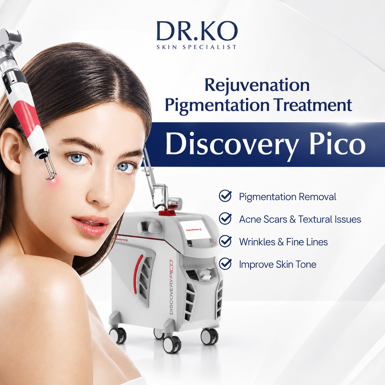 Discovery Pico Laser : Rejuvenation Pigmentation Treatment