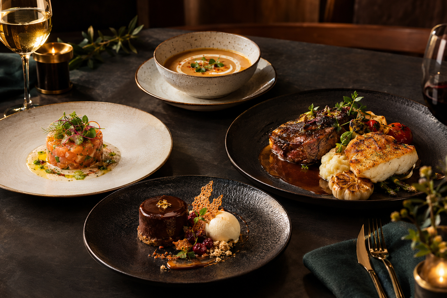 3-Course Set Dinner for Two